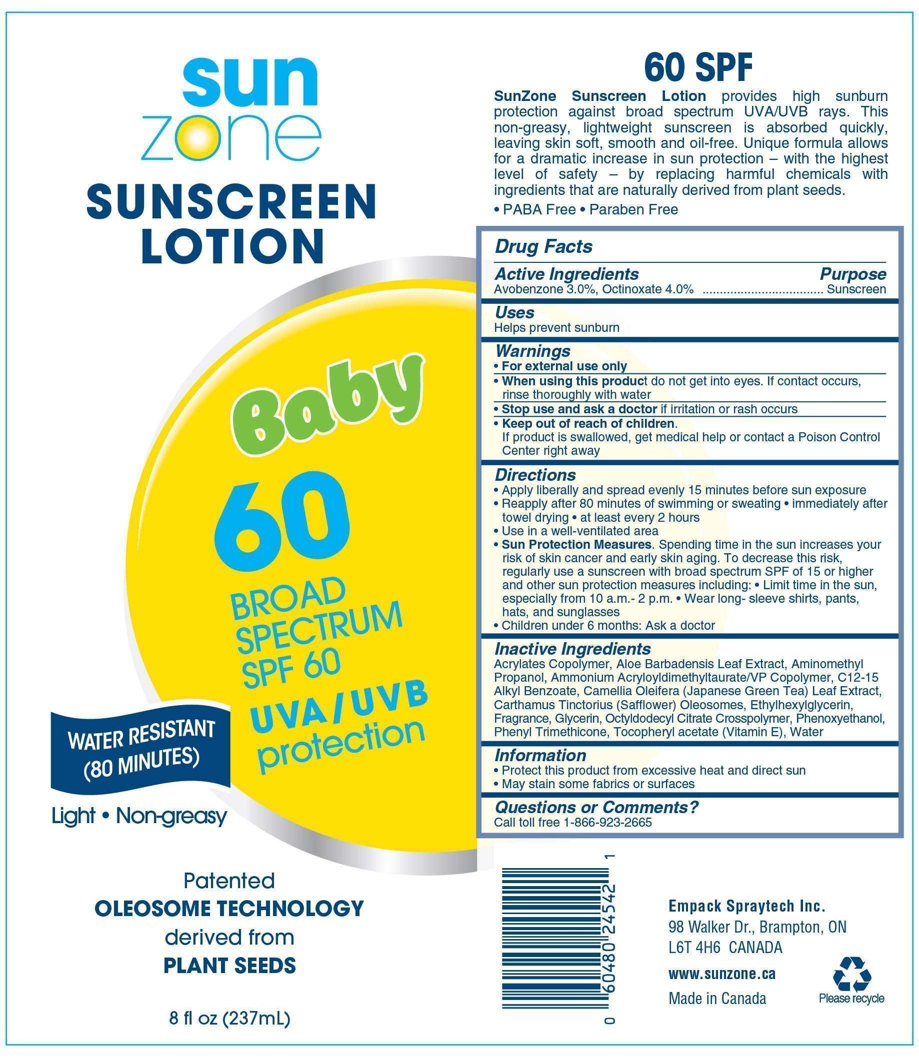 SunZone Baby Sunscreen SPF-60